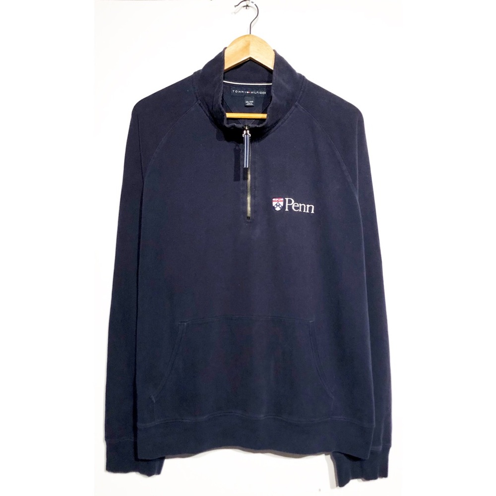 Vintage penn university Tommy Hilfiger quarter zip